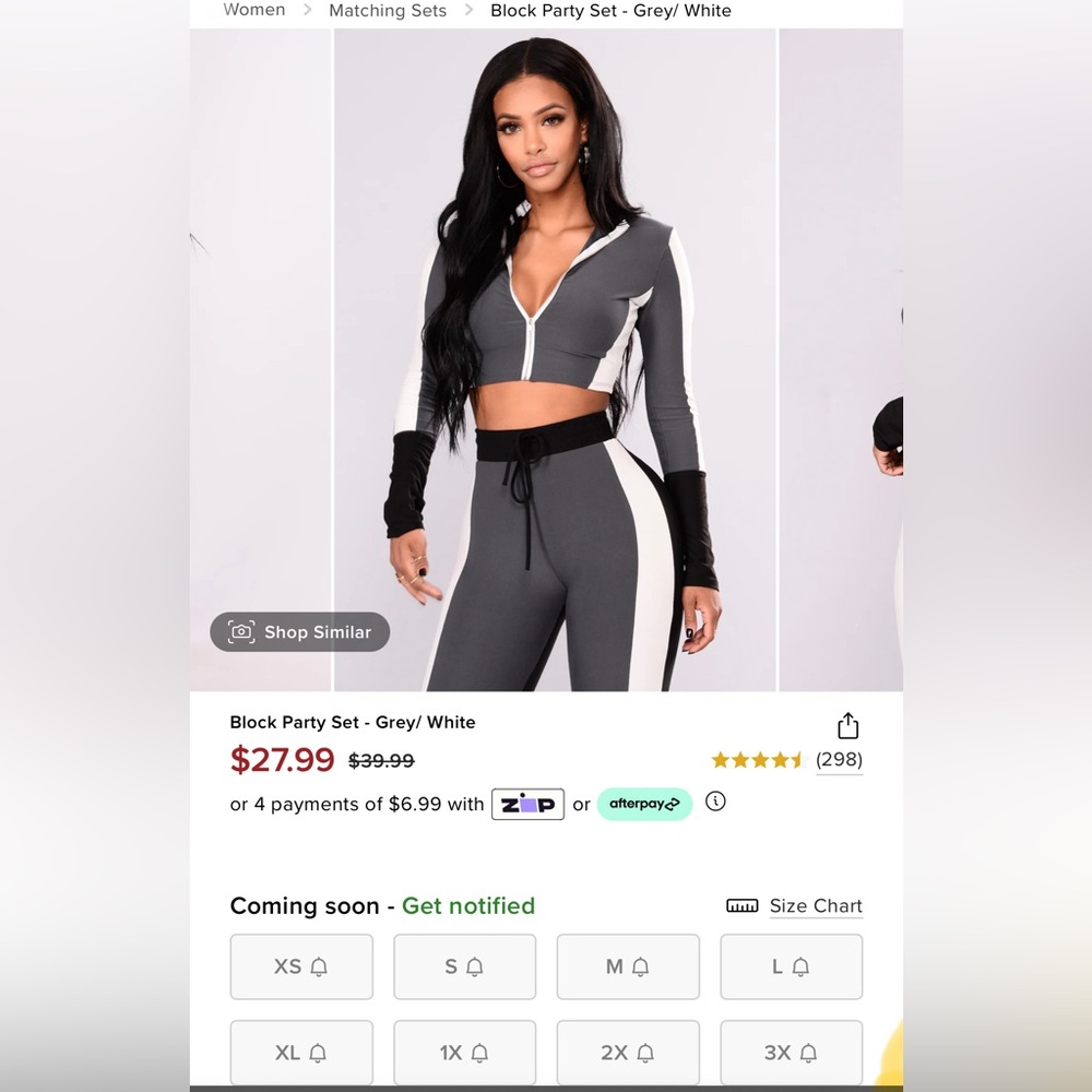 Fashion nova matching set. Size medium. Fair condition.